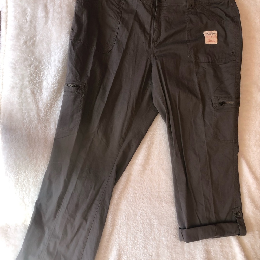 St. John's Bay Women's convertible Ankle Pants